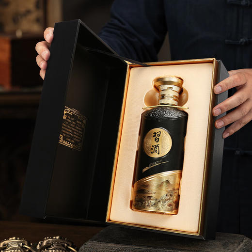 【联盟会员专属】习酒 黑金 酱香型白酒   53度 500mL 商品图6