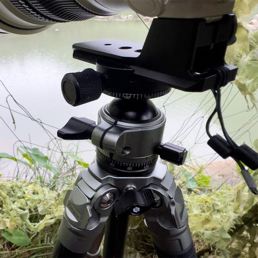 【油麻菜同款】富图宝MP-6专业碳纤三脚架 全景云台 商品图7