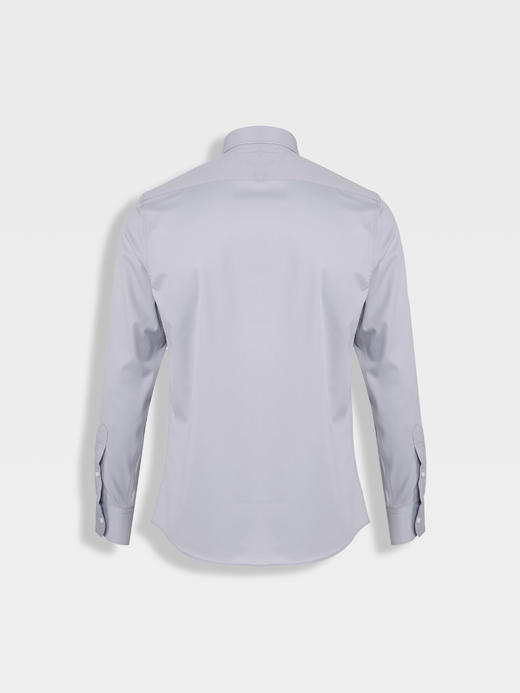 callisto灰色聚酯纤维混纺长袖衬衫 商品图1