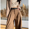 【新品！美拉德女装西装裤】春秋薄款高腰显瘦修身，百搭休闲必备。舒适柔软面料，秋冬加绒，温暖加厚。阔腿裤大显垂感，多色可选，好看好穿！ 商品缩略图0