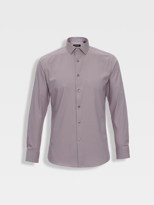 callisto粉色聚酯纤维混纺长袖衬衫 商品图0