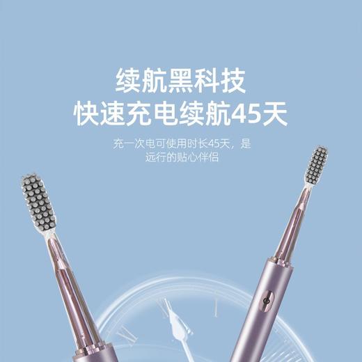 【高颜值设计 洁齿护龈】韩国现代HYUNDAI小冰棍电动牙刷 成人防水自动牙刷家用高颜值 赠刷头 商品图2
