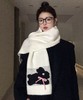 【YW】无忧购韩版学院风百搭蝴蝶结卡通兔子可爱软糯针织围巾WJ107（截单后7天发货) 商品缩略图6