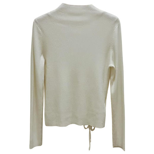 VIVIAN LIU TD2456322秋女装新款时尚圆领下摆抽绳毛衫 商品图1