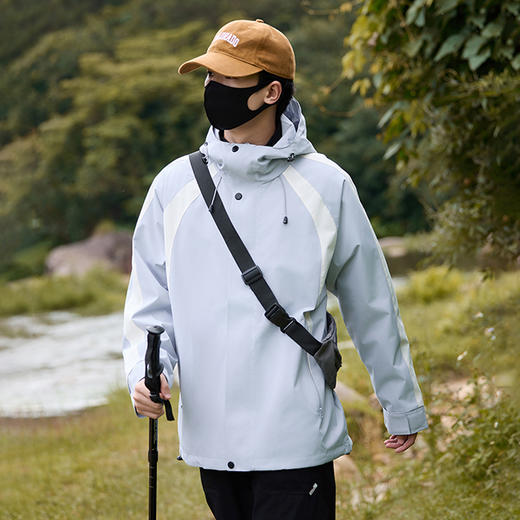 【酷然】三合一冲锋夹克女款 户外情侣款登山服 男高级感外套 商品图2