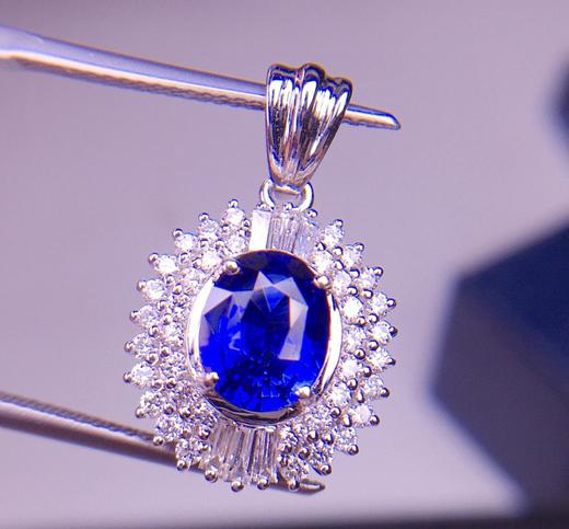 1.86ct刻面蓝宝石吊坠 商品图4