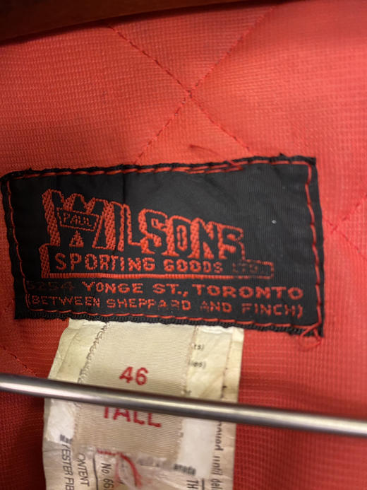 80-90年代 Vintage WILSONS 加拿大制 棒球外套 校队外套 休闲外套 _CJK(L-XL) 商品图2