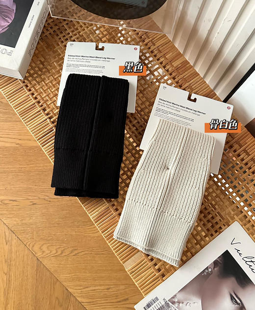 原单lulu羊毛针织保暖袜套122502 商品图9
