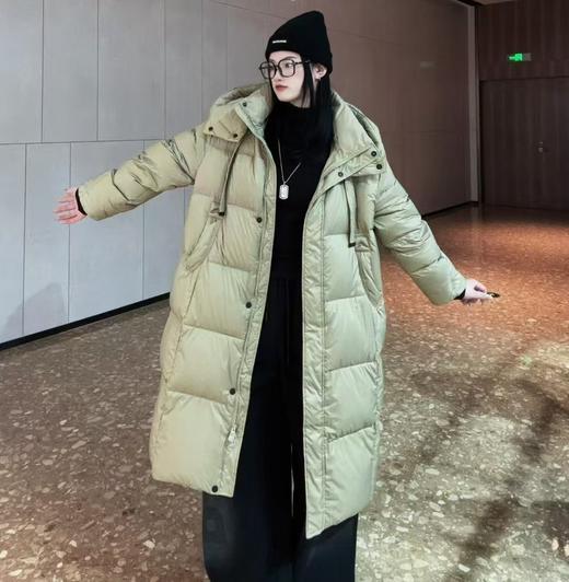 MZ立领连帽飘带长款羽绒服40915 冬季 092354449336 商品图0