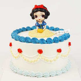 白雪公主插件蛋糕（6寸加高）