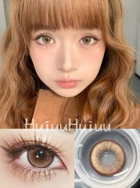 『日抛两片装』YUKICON--流光棕-14.5mm【日抛0-800度 无525/575】