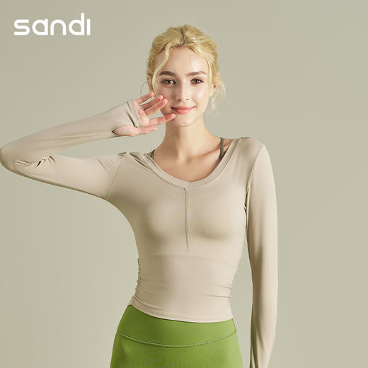 sandi长袖不可插胸垫	SV24025 商品图3
