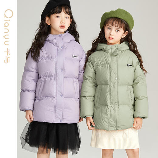 笛莎千与羽绒服2024冬季新款男女童同款三防面料羽绒服 商品图1