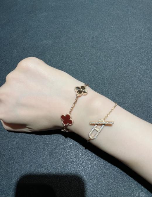 梵克*宝 2021秋冬Vintage Alhambra五枚红玉髓玫瑰（BM） 商品图2