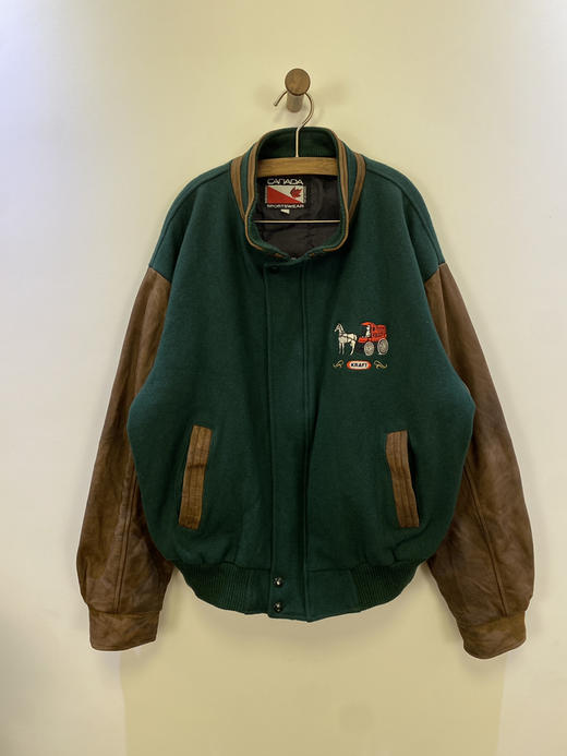 90年代 Vintage CANADA SPORTSWEAR 棒球外套 校队外套 休闲外套 _CJK(L) 商品图0