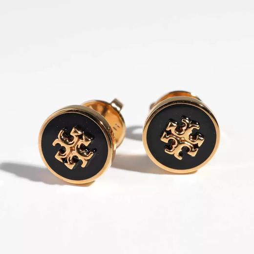 TORY BURCH 耳环女  90547-720-F 金/黑色.（暂无品牌物料包装） 商品图1