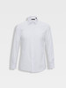 callisto高阶商务系列白色聚酯纤维混纺长袖衬衫 商品缩略图0