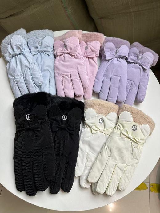 冬日出行“暖手神器”！lulu蝴蝶防风防水手套 指尖可触屏！ 商品图3