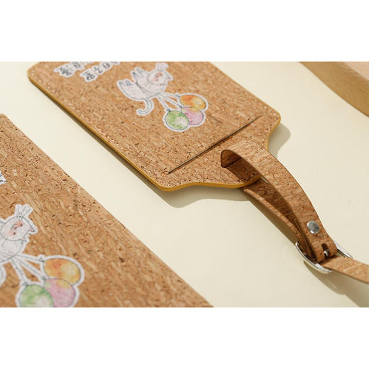 小林漫画 票夹三件套  天然环保软木布旅行护照夹 商品图6