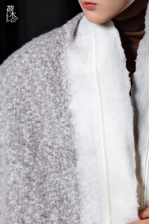 荷木HEMU丨高定旷野·手工毡工艺披肩 商品图5