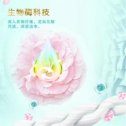 超能花漾柔护洗衣液1kg+500g*2补充装 商品图3