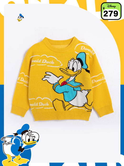 【线下同款】迪士尼欢乐总动员男童秋季针织套头上衣 商品图1