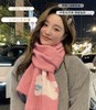 【YW】无忧购韩版学院风百搭蝴蝶结卡通兔子可爱软糯针织围巾WJ107（截单后7天发货) 商品缩略图1