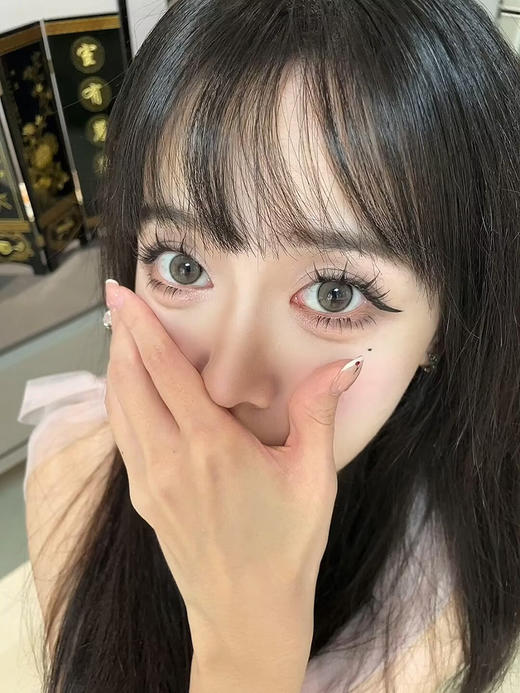 Bariecat日抛 · 小奶豆 ·14.2mm白狮参考着色中等直径   日抛 一盒十片装 商品图3