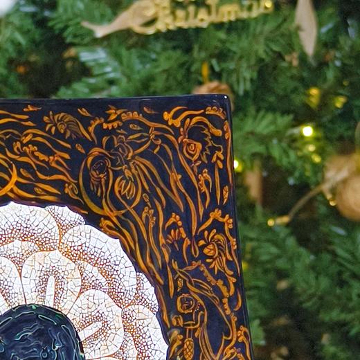 三希堂  流霞系列  敦煌大漆壶承 商品图4