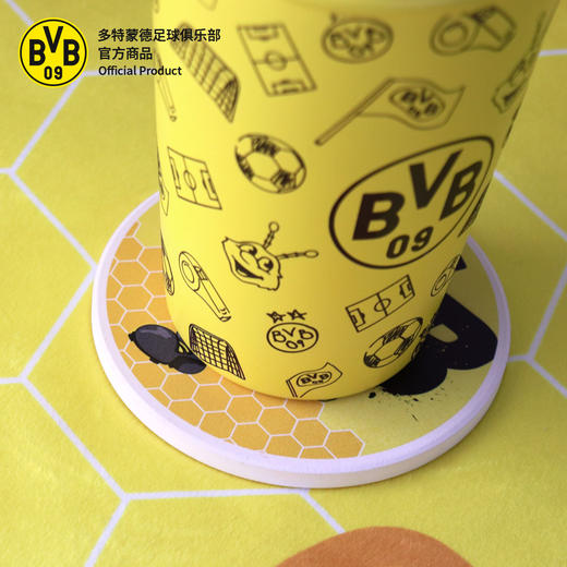 【官方正版】多特蒙德足球俱乐部｜BVB可爱蜜蜂EMMA杯垫 商品图4