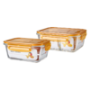 康宁玻璃保鲜盒保温袋食品级冰箱专用密封碗带盖微波炉加热饭盒套装 770ml1220ml饭包袋 商品缩略图6