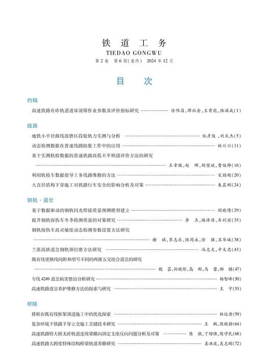 铁道工务（第2卷第6期） 商品图1