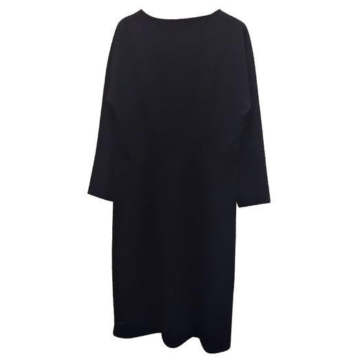 VIVIAN LIU R2357401秋女装新款时尚圆领宽松长袖针织连衣裙 商品图1