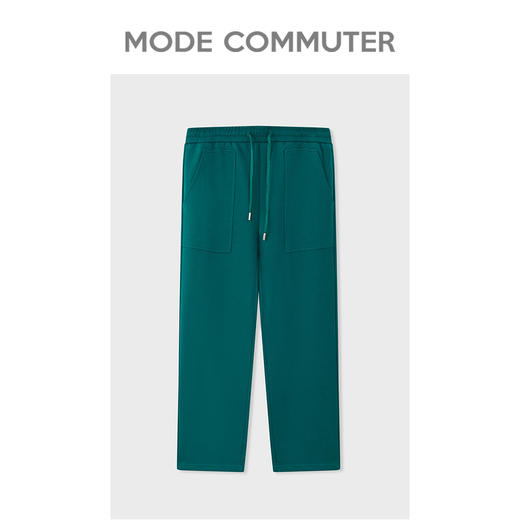 MC |MODE COMMUTER冬季挺括柔软抗皱针织阔腿长裤男MCD102059KB 商品图4