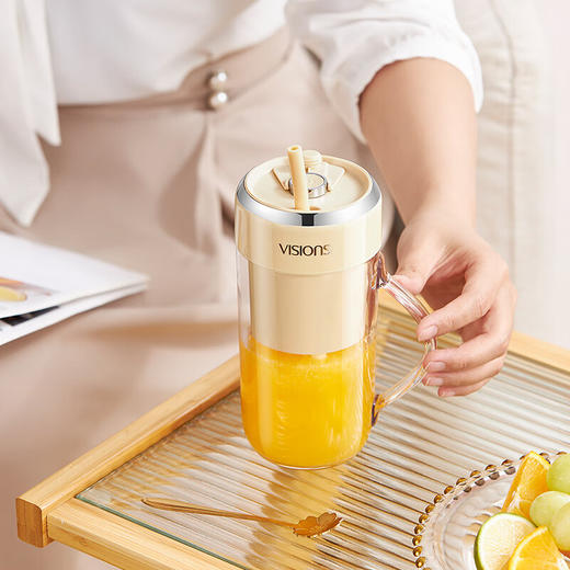 康宁榨汁机小型便携式水果电动榨汁杯果汁机迷你多功能炸果汁 活力随行果汁杯 商品图4