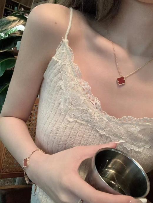 【情人节礼物】高版本四叶草项链女锁骨链轻奢经典款生日情人节礼物 商品图8