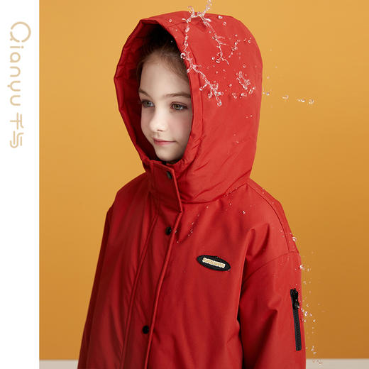 笛莎千与羽绒服2024冬季新款男女童同款可拆卸两件套羽绒服 商品图3