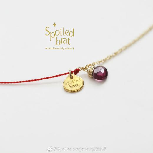 SpoiledBrat Jewelry石榴石幸运手链 商品图2