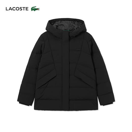 Lacoste法国鳄鱼女装新款时尚休闲纯色鹅绒羽绒服外套BF0707-98 商品图2