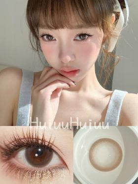 【半年抛中直径】Lulualice-乳粉棕-14.3mm【半年抛 0-1000度 有525/575】