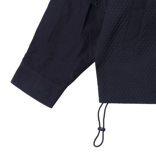 23528秋冬季新款时尚个性纯色假两件工装立领拉链开衫外套百搭情侣上衣 商品图5