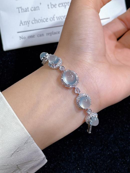 蛋面翡翠手链 商品图3