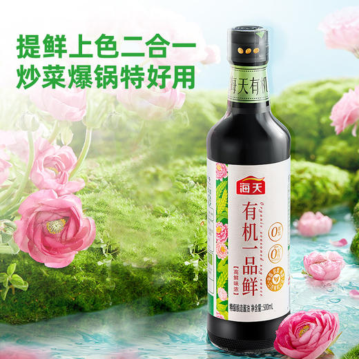 海天致美味-有机调味礼盒&美味券有机生活酱油蚝油鲜露一品鲜有机礼盒 商品图4