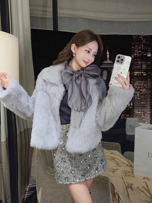 张心子【星河曜日】氛围感高腰百搭显瘦亮片裙半身裙 U2412050 商品图8