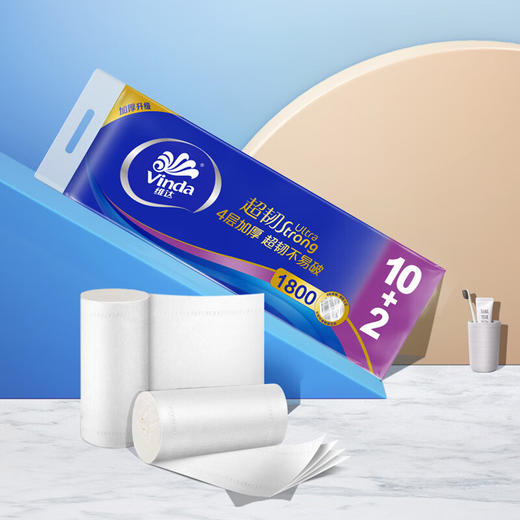 维达卷纸1.8kg提装12卷（新老包装随机发） 商品图0