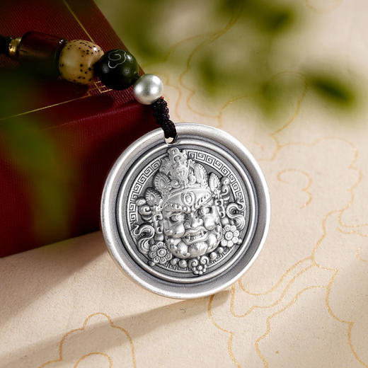 子佩集S999银【财缘巧合】钥匙扣【HSYSK005】纯银仿古2412 商品图1