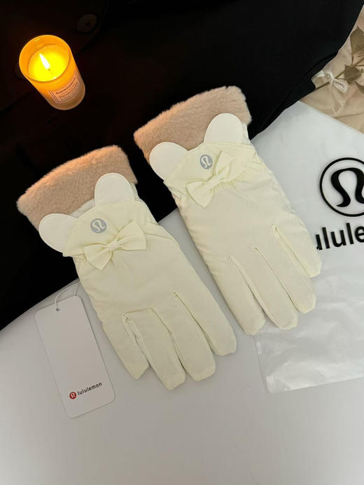冬日出行“暖手神器”！lulu蝴蝶防风防水手套 指尖可触屏！ 商品图9
