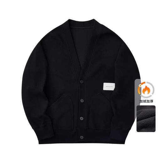 墨麦客男装 甄选350克斜纹 秋季新款休闲男士开衫卫衣宽松外套 商品图0