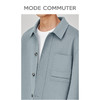 MC |MODE COMMUTER冬季翻领手工缝纫全羊毛短大衣男外套MCD106067J 商品缩略图3