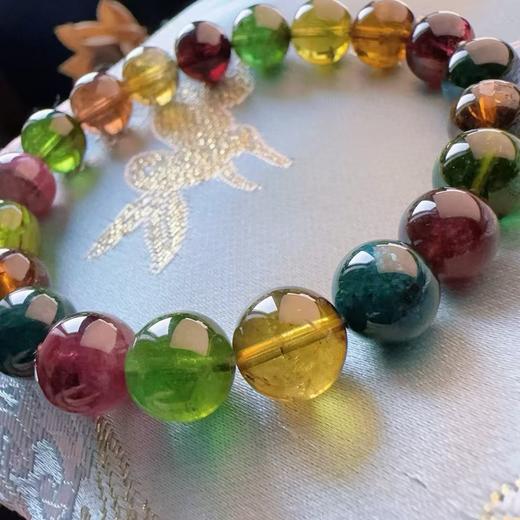 9mm-10mm单圈老矿碧玺手串 商品图1